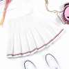 Women Pleat Skirt Preppy Style Plaid Skirts Mini Cute Uniforms Jupe Kawaii Skirt Saia Faldas