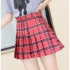 Women Pleat Skirt Preppy Style Plaid Skirts Mini Cute Uniforms Jupe Kawaii Skirt Saia Faldas