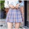 Women Pleat Skirt Preppy Style Plaid Skirts Mini Cute Uniforms Jupe Kawaii Skirt Saia Faldas