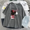 Disney Cartoon Mickey Tshirt Tops Oversized Women T-shirts Hip Hop Streetwear