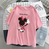 Disney Cartoon Mickey Tshirt Tops Oversized Women T-shirts Hip Hop Streetwear