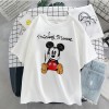 Disney Cartoon Mickey Tshirt Tops Oversized Women T-shirts Hip Hop Streetwear