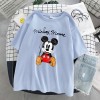 Disney Cartoon Mickey Tshirt Tops Oversized Women T-shirts Hip Hop Streetwear