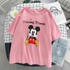 Disney Cartoon Mickey Tshirt Tops Oversized Women T-shirts Hip Hop Streetwear