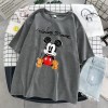 Disney Cartoon Mickey Tshirt Tops Oversized Women T-shirts Hip Hop Streetwear