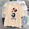 Disney Cartoon Mickey Tshirt Tops Oversized Women T-shirts Hip Hop Streetwear