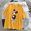 Disney Cartoon Mickey Tshirt Tops Oversized Women T-shirts Hip Hop Streetwear