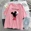 Disney Cartoon Mickey Tshirt Tops Oversized Women T-shirts Hip Hop Streetwear