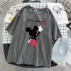 Disney Cartoon Mickey Tshirt Tops Oversized Women T-shirts Hip Hop Streetwear