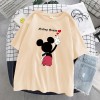 Disney Cartoon Mickey Tshirt Tops Oversized Women T-shirts Hip Hop Streetwear