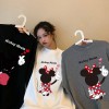 Disney Cartoon Mickey Tshirt Tops Oversized Women T-shirts Hip Hop Streetwear