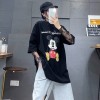 Disney Cartoon Mickey Tshirt Tops Oversized Women T-shirts Hip Hop Streetwear