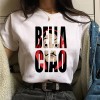 Money Heist Tees TV Series T Shirt Women T Short Sleeve House of Paper Funny Female T-Shirt 