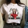 Money Heist Tees TV Series T Shirt Women T Short Sleeve House of Paper Funny Female T-Shirt 