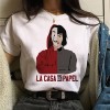 Money Heist Tees TV Series T Shirt Women T Short Sleeve House of Paper Funny Female T-Shirt 