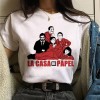 Money Heist Tees TV Series T Shirt Women T Short Sleeve House of Paper Funny Female T-Shirt 