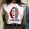 Money Heist Tees TV Series T Shirt Women T Short Sleeve House of Paper Funny Female T-Shirt 