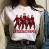 Money Heist Tees TV Series T Shirt Women T Short Sleeve House of Paper Funny Female T-Shirt 