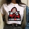 Money Heist Tees TV Series T Shirt Women T Short Sleeve House of Paper Funny Female T-Shirt 