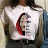 Money Heist Tees TV Series T Shirt Women T Short Sleeve House of Paper Funny Female T-Shirt 