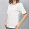 Heart Print T Shirt Women Short Sleeve O Neck Loose Camisetas Mujer Tshirt Tops 