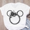 Women T-shirt Cartoon Leopard Bow T-shirt Short Sleeve Print Tops Graphic T-shirt