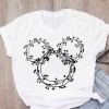 Women T-shirt Cartoon Leopard Bow T-shirt Short Sleeve Print Tops Graphic T-shirt