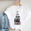 Women Printing Clothing Lady Short Sleeve Casual Cartoon  Clothes Print Tee Top 