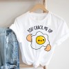 Women Printing Clothing Lady Short Sleeve Casual Cartoon  Clothes Print Tee Top 