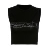 Women Short Sleeve Crop Top Shiny Hot Drill Rhinestone Cosmic Letter T-Shirt Navel Slim Vest 