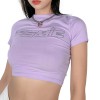 Women Short Sleeve Crop Top Shiny Hot Drill Rhinestone Cosmic Letter T-Shirt Navel Slim Vest 