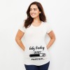 Baby Loading Printed Pregnant T Shirt Maternity Short Sleeve Shirt New Mom Tshirts