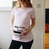 Baby Loading Printed Pregnant T Shirt Maternity Short Sleeve Shirt New Mom Tshirts