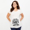Baby Loading Printed Pregnant T Shirt Maternity Short Sleeve Shirt New Mom Tshirts