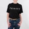 Friends Printing T Shirt Women Short Sleeve Leisure Top Tee T Shirts Woman Clothing