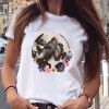 Women Graphic Star Printing Casual Aesthetic Tops Tees T-Shirt