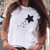 Women Graphic Star Printing Casual Aesthetic Tops Tees T-Shirt