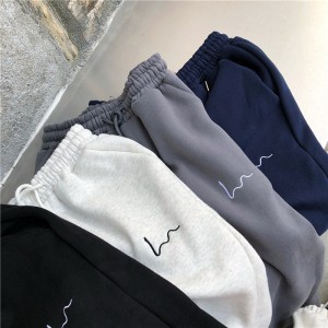 Women Casual Loose Korean Style Thick Sweatpants New Trousers 