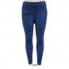 Women Fashion Solid Color Elastic Waistband Slim Skinny Pencil Pant Trouser