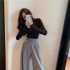 Spring Autumn Female Solid Wide Leg Pants  Ladies High Quality simple Casual Straight Pants