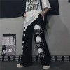 Pattern Hip Hop Wide Leg Pants Women Men Jogger Casual Oversize Pants