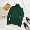 Thick Women Knitted Ribbed Pullover Sweater Long Sleeve Turtleneck Jumper 