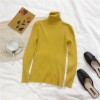 Thick Women Knitted Ribbed Pullover Sweater Long Sleeve Turtleneck Jumper 