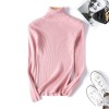 On Sale Spring Summer Pullover Women Knitted Foldover Turtleneck Sweater Coat