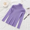 On Sale Spring Summer Pullover Women Knitted Foldover Turtleneck Sweater Coat