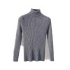 On Sale Spring Summer Pullover Women Knitted Foldover Turtleneck Sweater Coat