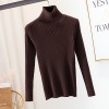 On Sale Spring Summer Pullover Women Knitted Foldover Turtleneck Sweater Coat