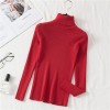 On Sale Spring Summer Pullover Women Knitted Foldover Turtleneck Sweater Coat