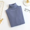 On Sale Spring Summer Pullover Women Knitted Foldover Turtleneck Sweater Coat