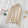 Women Turtleneck Soft Jumper Pull Autumn Winter Knitted Pullover Long Sleeve Sweaters Tops